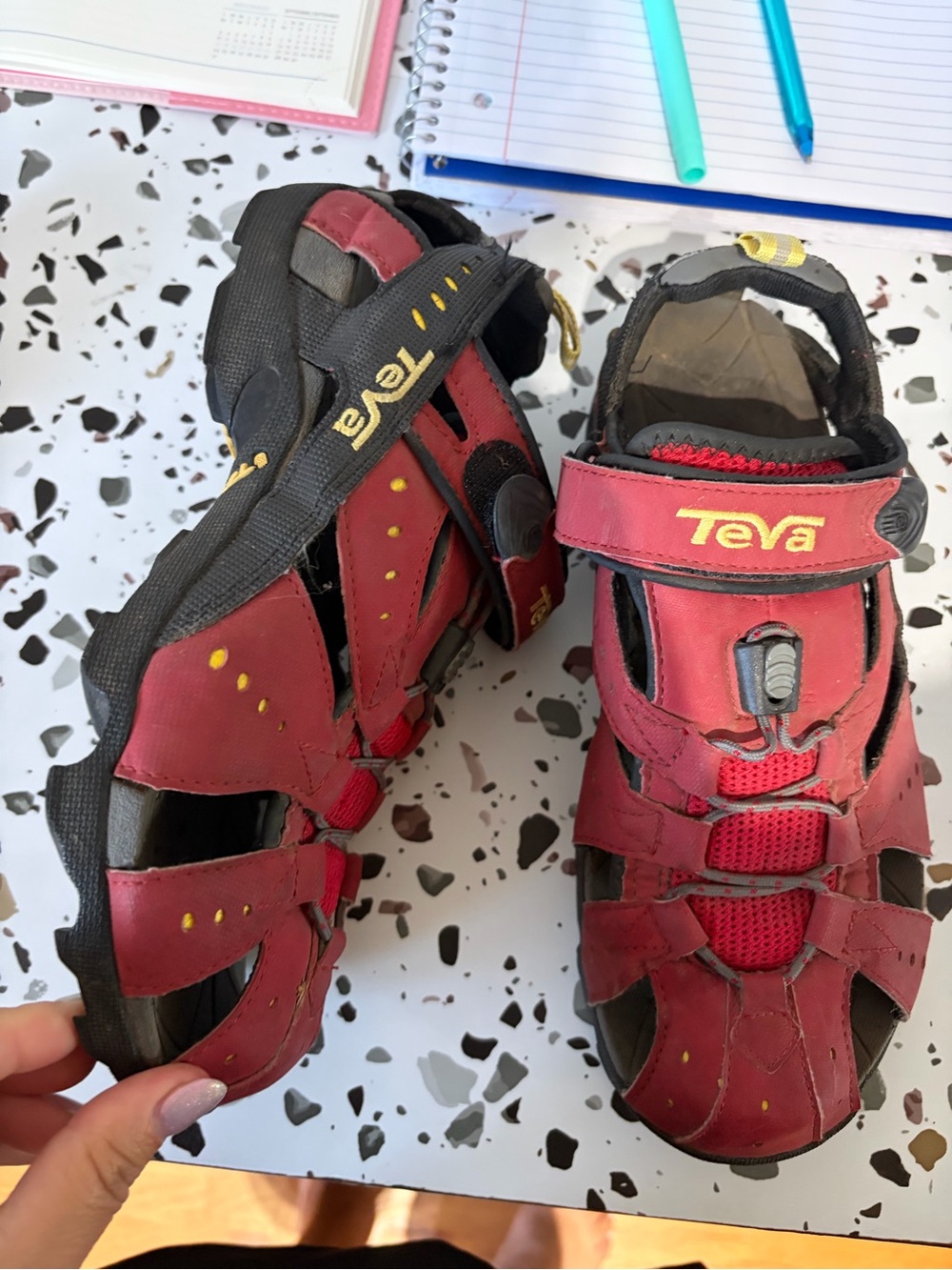 Teva Red Outdoor Sandals